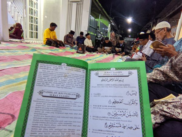 RT 4 Lingkungan Barito Gelar Yasinan dan Arisan